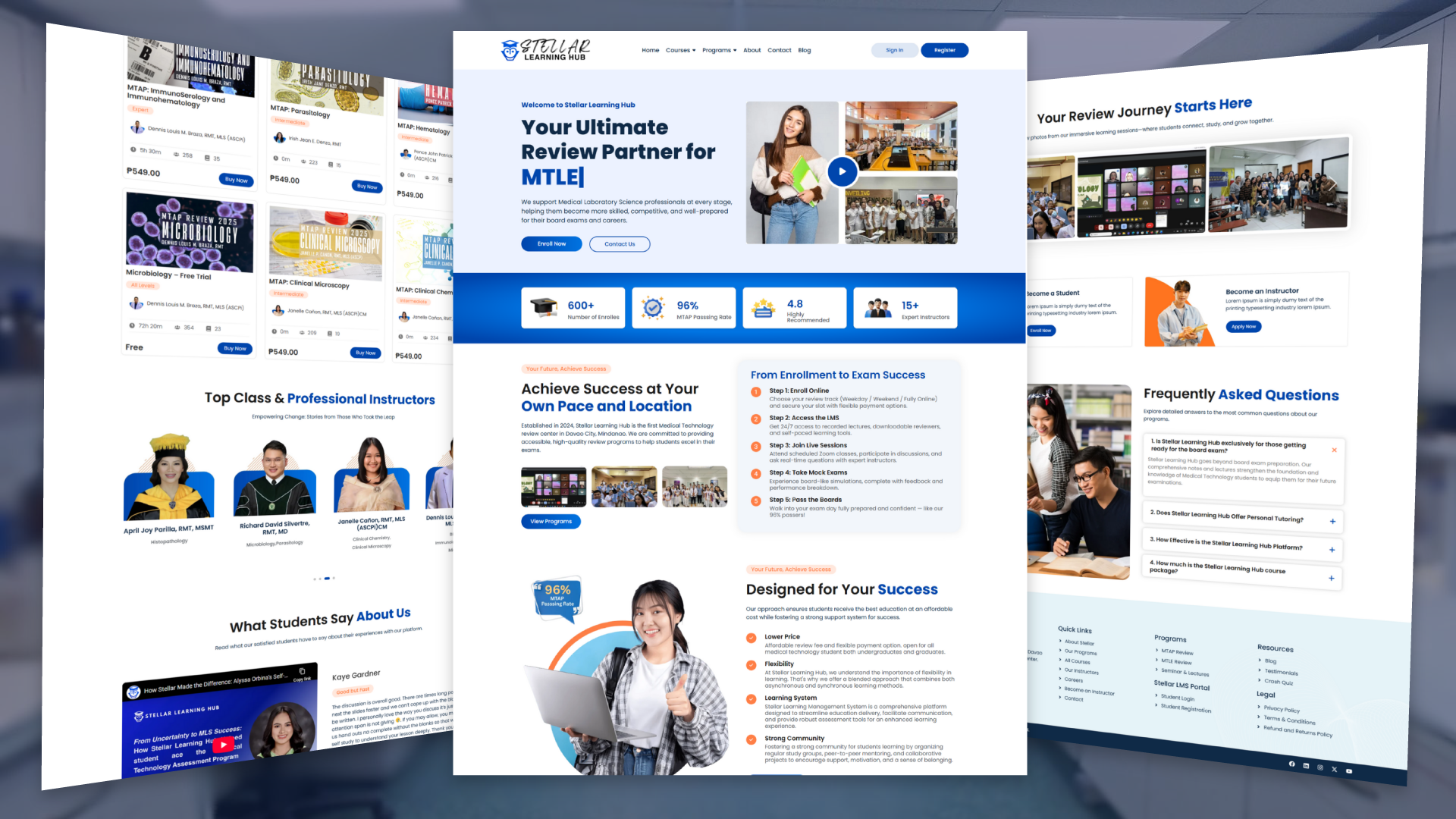 Stellar Learning Hub – Education Website Design & Development