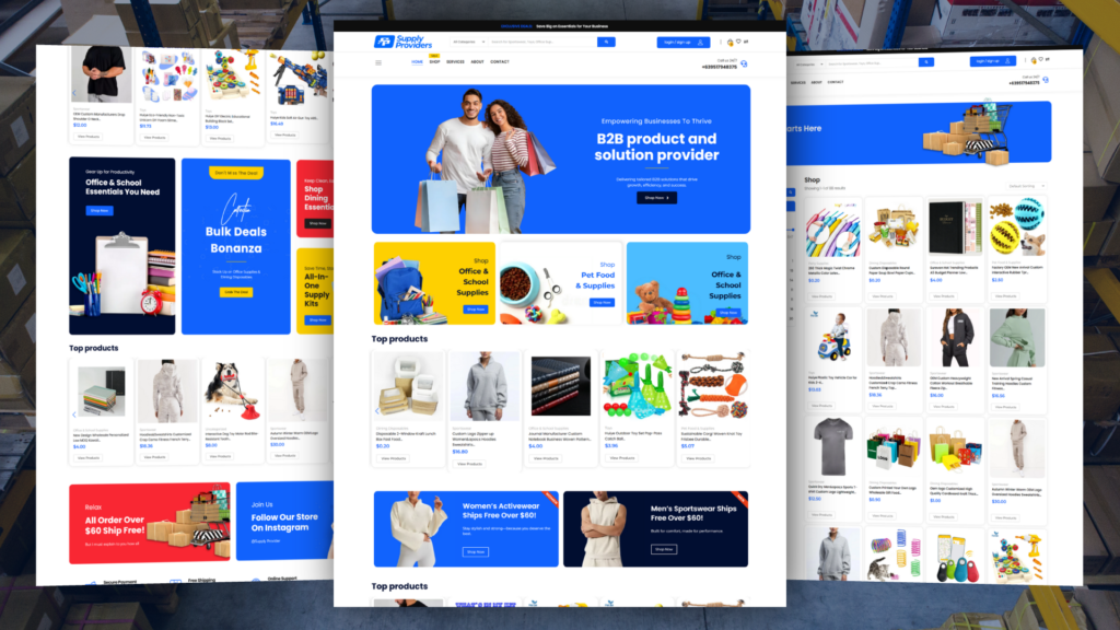 eCommerce website