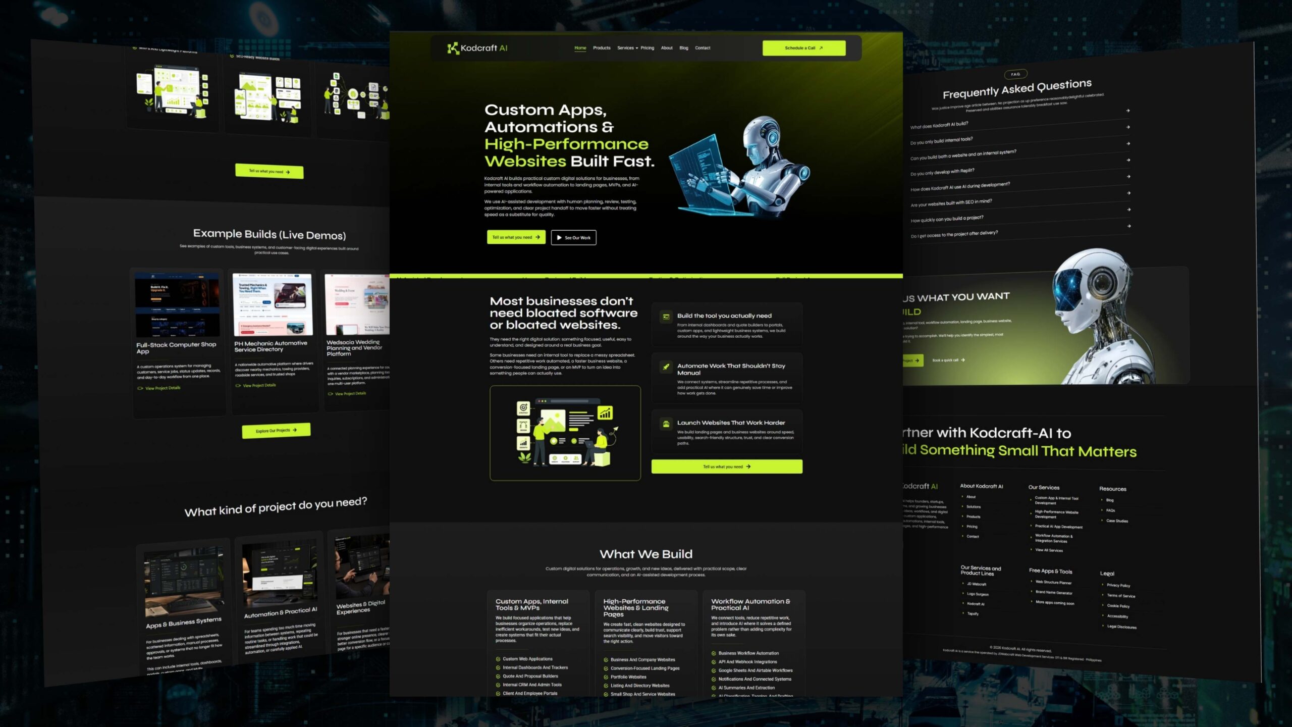 B2B and wholesale eCommerce website project mockup placeholder